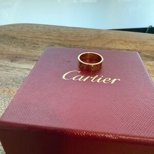Cartier 18K Yellow Gold Love Ring (Size 51)